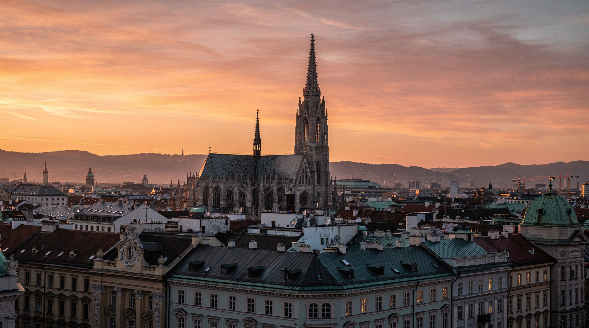 Vienna skyline — Schönbrunn Palace and the Habsburg imperial cityscape